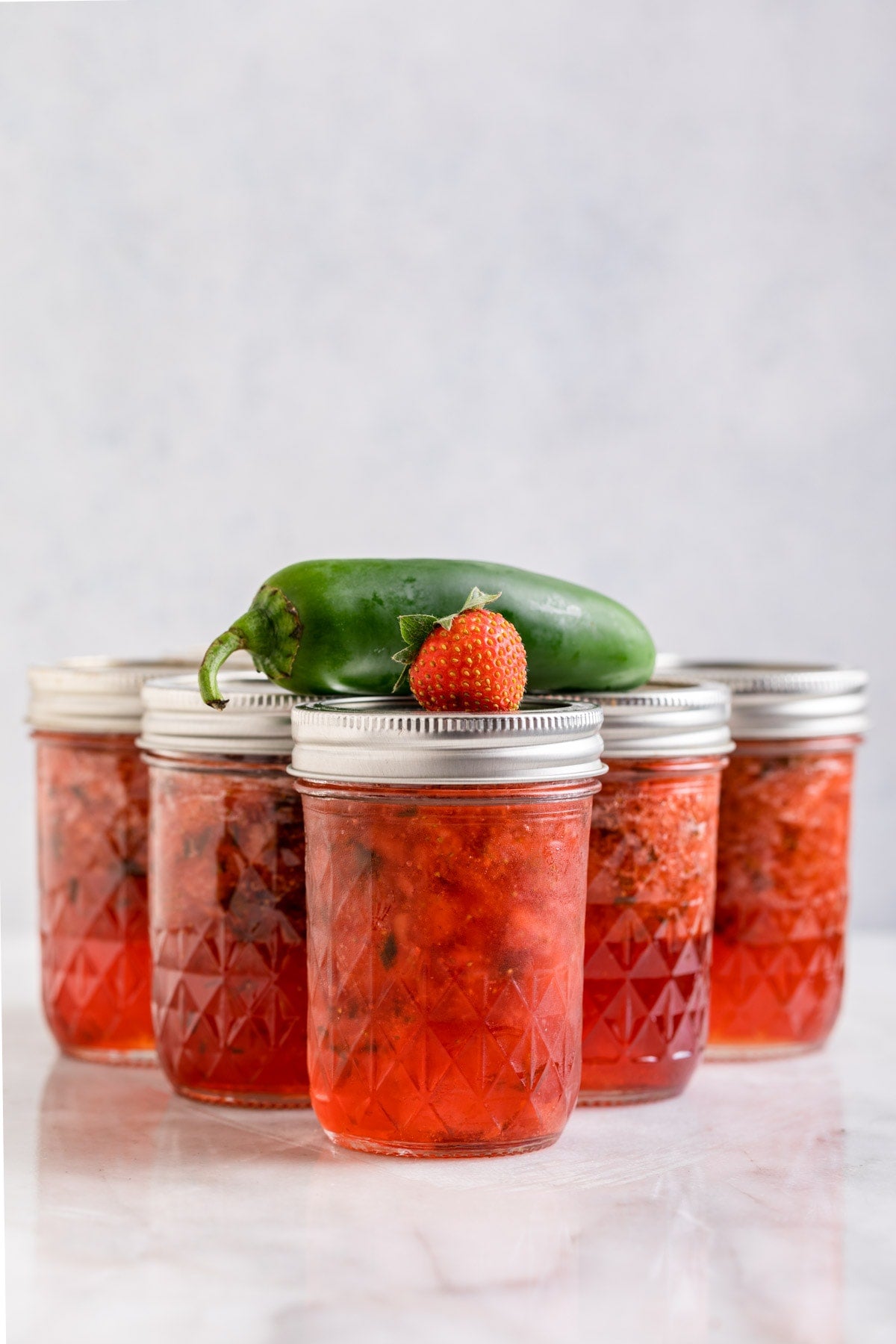 Strawberry pepper Jam